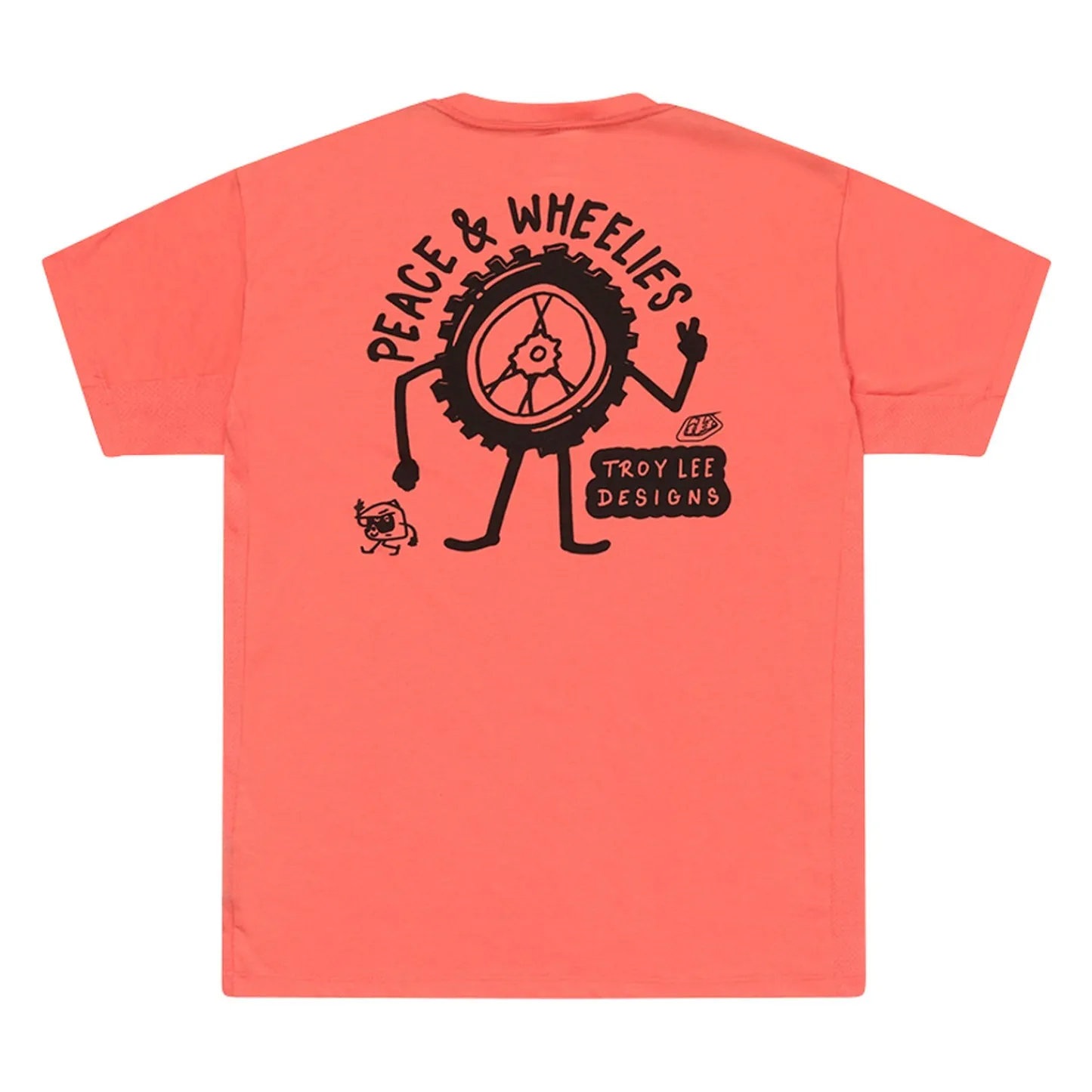 Troy Lee Designs Jerseys|Skyline^Skyline Short Sleeve Ride Tee P&W Melon