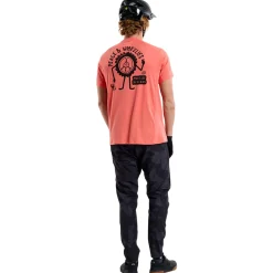 Troy Lee Designs Jerseys|Skyline^Skyline Short Sleeve Ride Tee P&W Melon