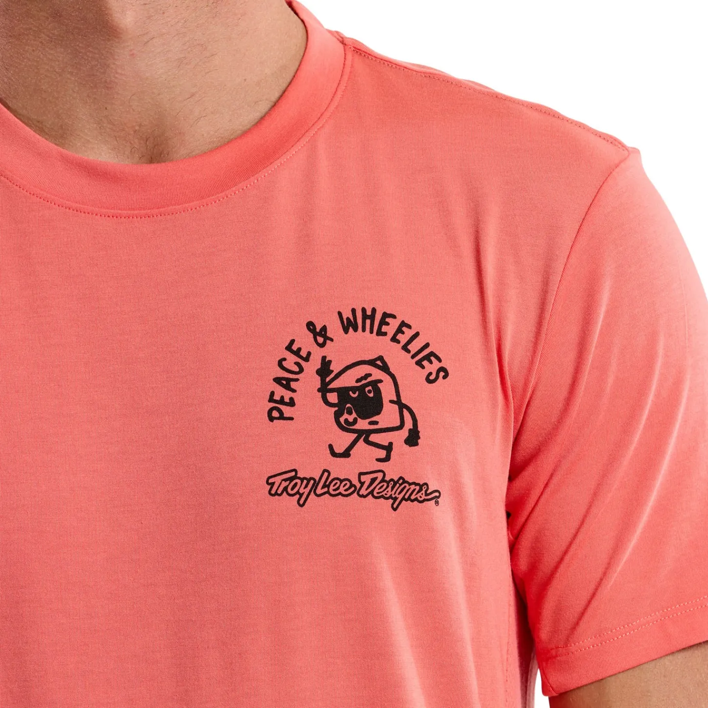 Troy Lee Designs Jerseys|Skyline^Skyline Short Sleeve Ride Tee P&W Melon