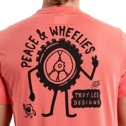 Troy Lee Designs Jerseys|Skyline^Skyline Short Sleeve Ride Tee P&W Melon