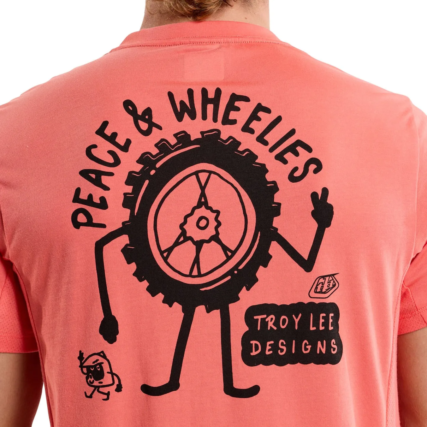 Troy Lee Designs Jerseys|Skyline^Skyline Short Sleeve Ride Tee P&W Melon