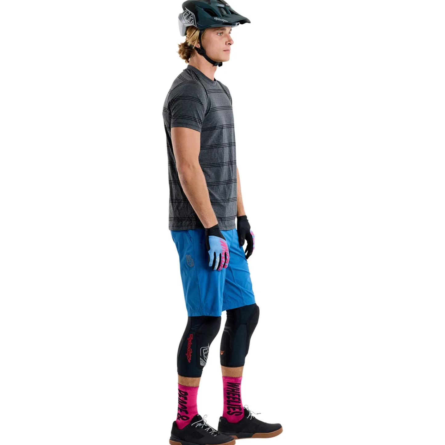 Troy Lee Designs Jerseys|Skyline^Skyline Short Sleeve Ride Tee Washed Out Dark Cloud