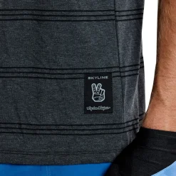 Troy Lee Designs Jerseys|Skyline^Skyline Short Sleeve Ride Tee Washed Out Dark Cloud