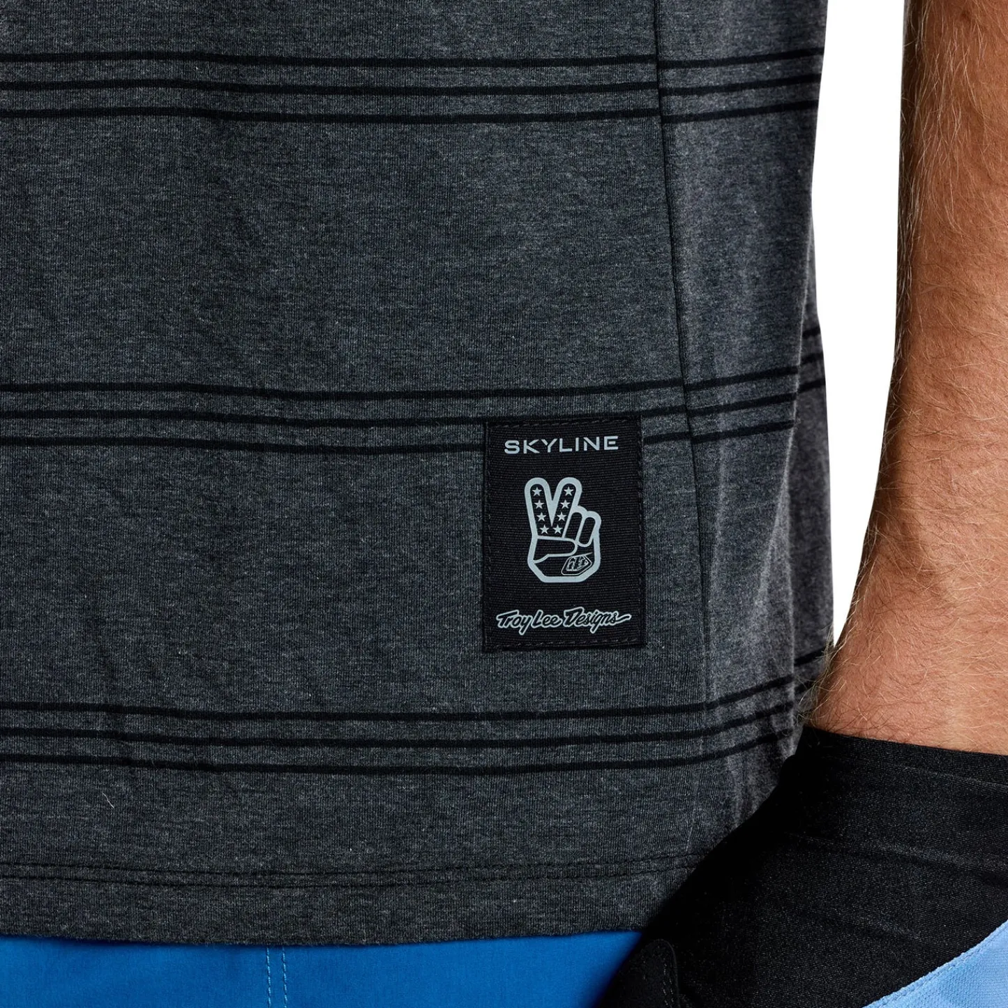 Troy Lee Designs Jerseys|Skyline^Skyline Short Sleeve Ride Tee Washed Out Dark Cloud