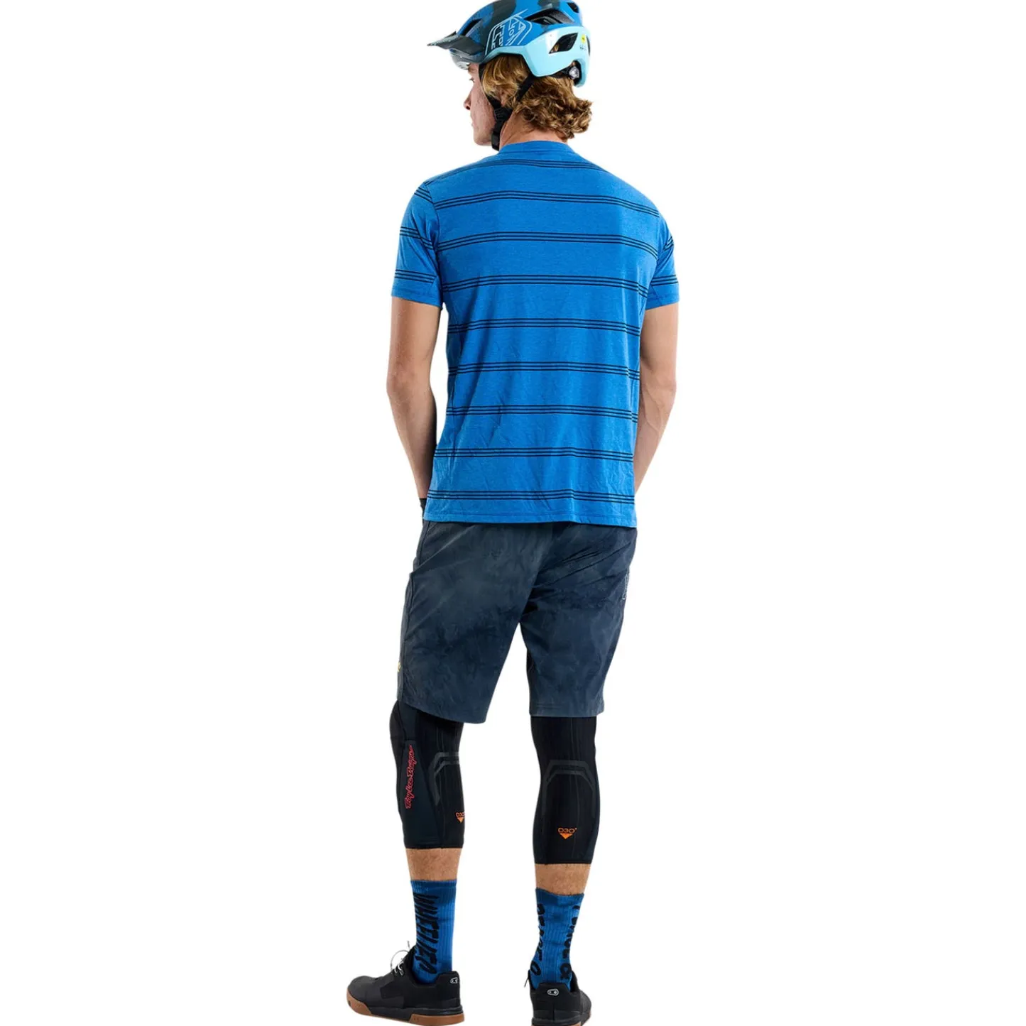 Troy Lee Designs Jerseys|Skyline^Skyline Short Sleeve Ride Tee Washed Out Cobalt