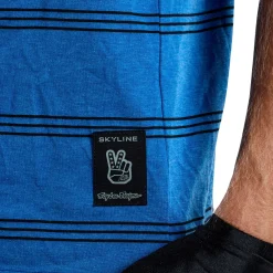 Troy Lee Designs Jerseys|Skyline^Skyline Short Sleeve Ride Tee Washed Out Cobalt