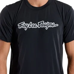 Troy Lee Designs Jerseys|Skyline^Skyline Short Sleeve Ride Tee Signature Black
