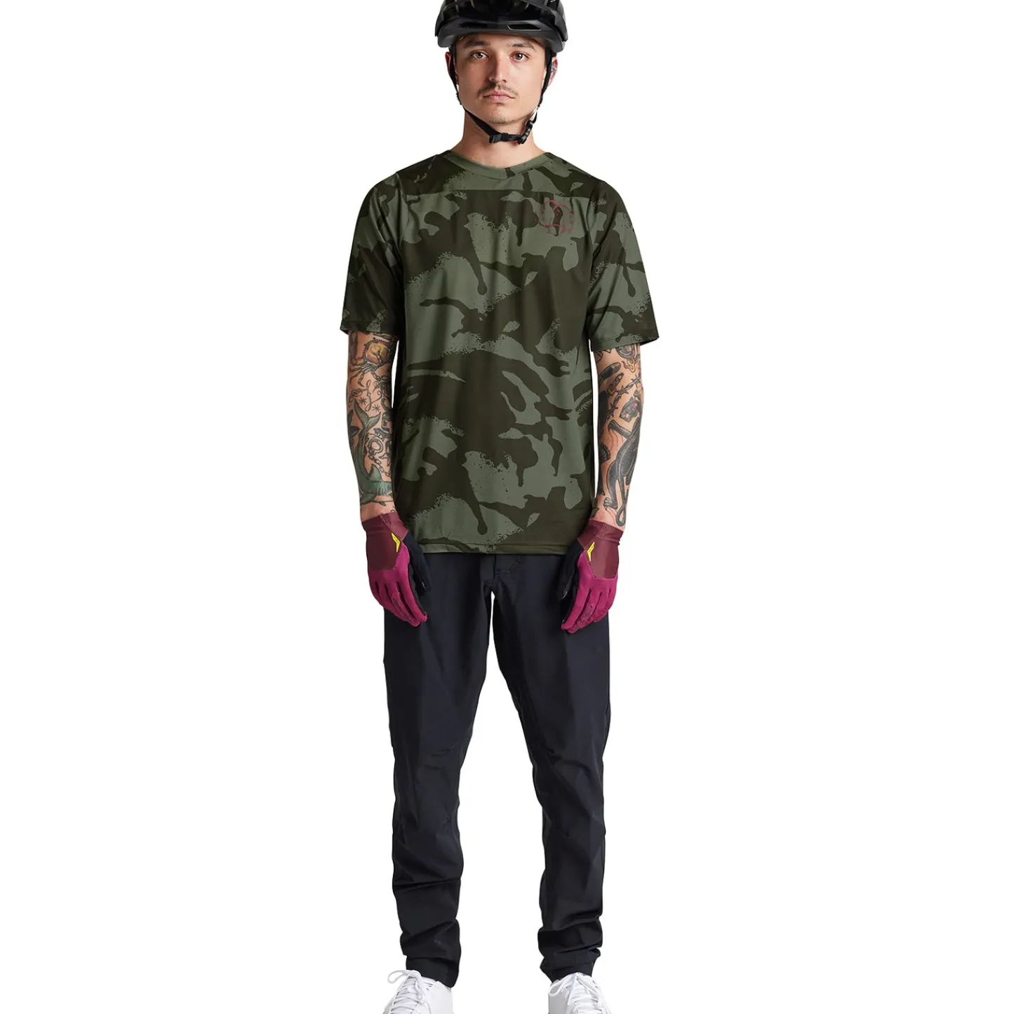 Troy Lee Designs Skyline|Jerseys^Skyline SS Jersey Shadow Camo Olive