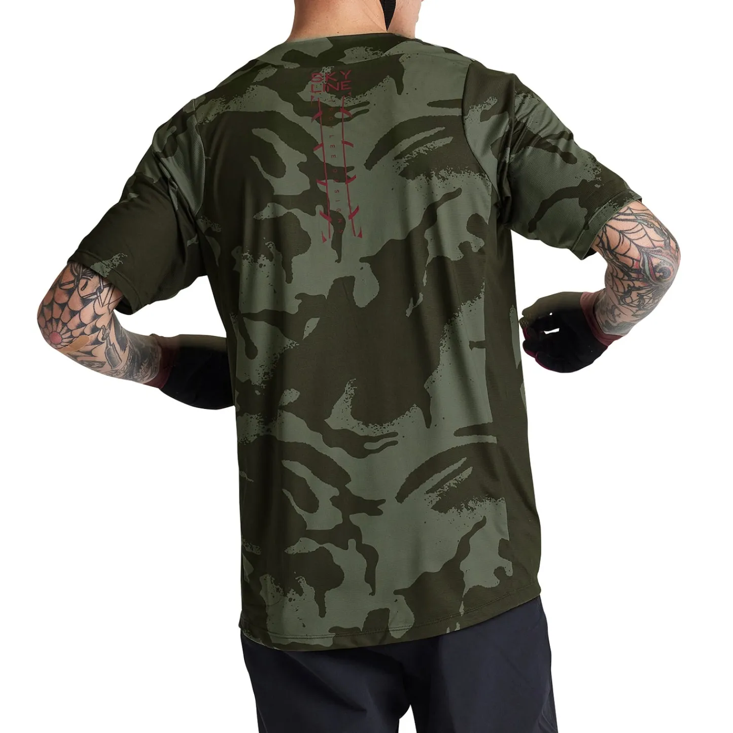 Troy Lee Designs Skyline|Jerseys^Skyline SS Jersey Shadow Camo Olive