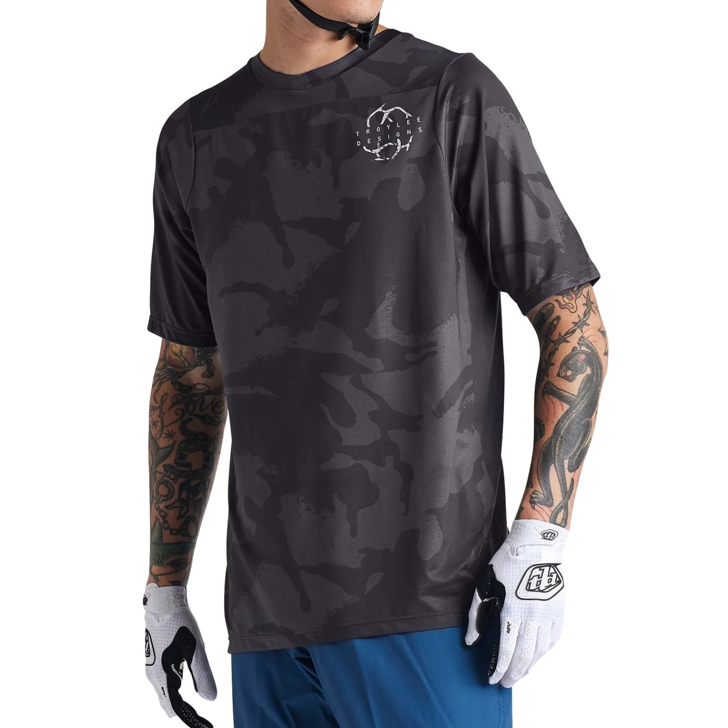 Troy Lee Designs Skyline|Jerseys^Skyline SS Jersey Shadow Camo Carbon