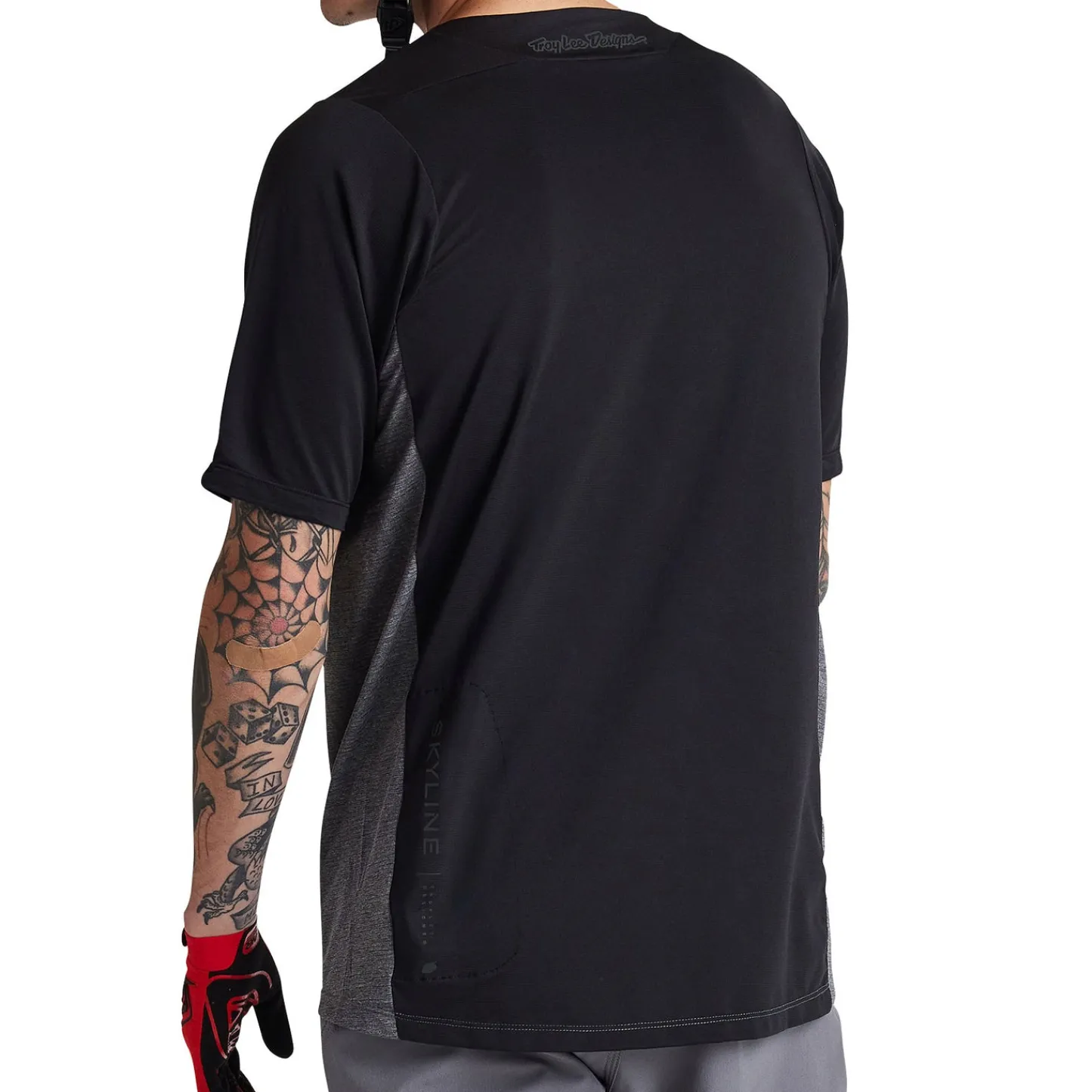 Troy Lee Designs Skyline|Jerseys^Skyline SS Jersey Signature Heather Gray / Black