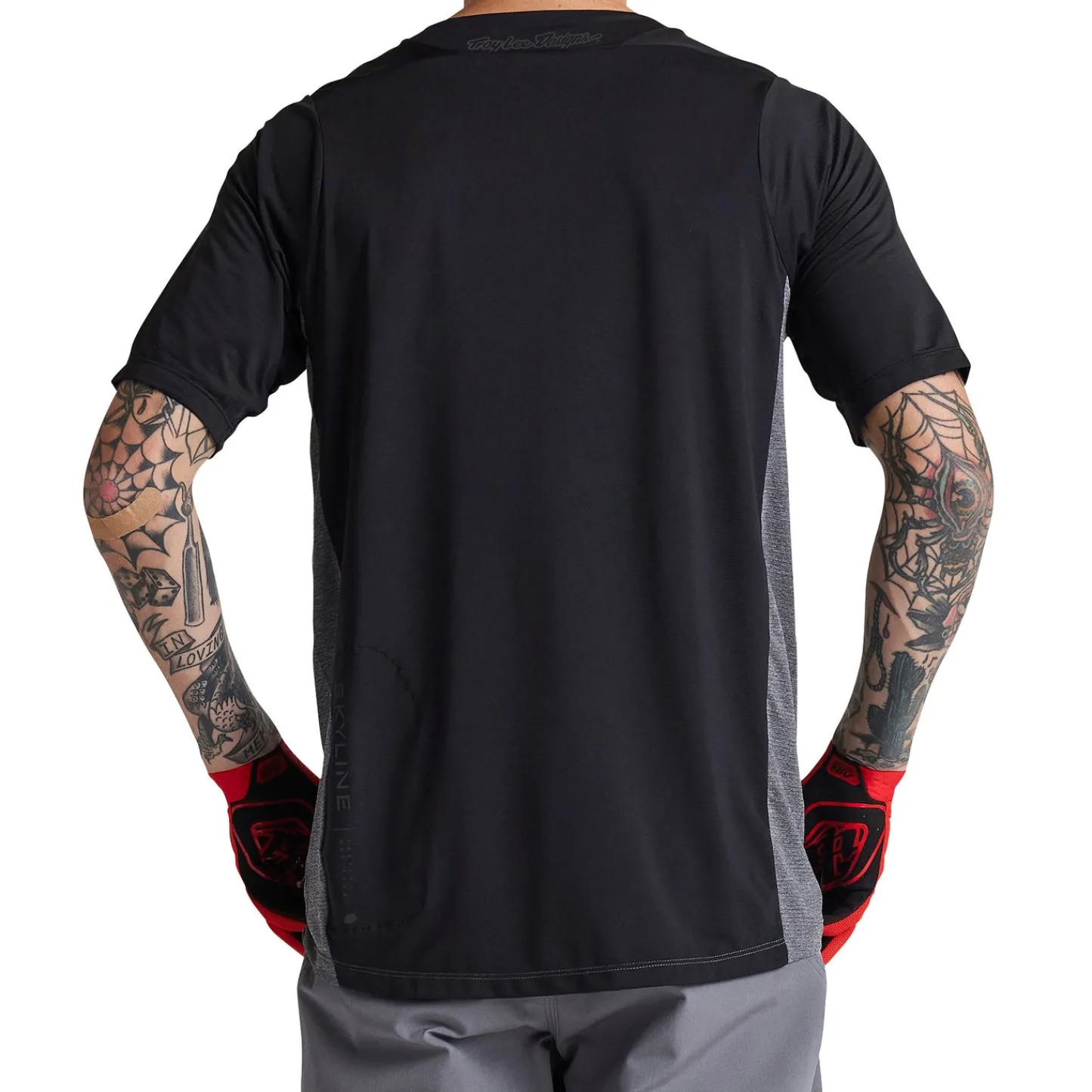 Troy Lee Designs Skyline|Jerseys^Skyline SS Jersey Signature Heather Gray / Black