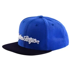 Troy Lee Designs Hats^Snapback Hat Signature Blue / White