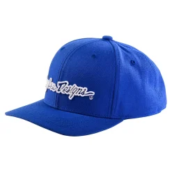 Troy Lee Designs Hats^Snapback Hat Signature Blue / White