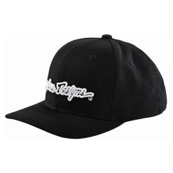 Troy Lee Designs Hats^Snapback Hat Signature Black / White
