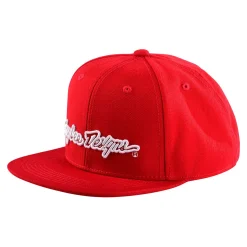 Troy Lee Designs Hats^Snapback Hat Signature Red / White