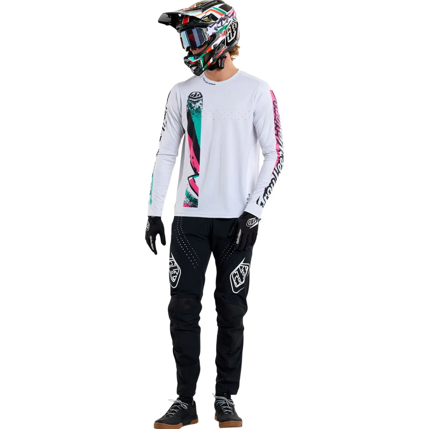 Troy Lee Designs Sprint|Jerseys^Sprint Jersey Full Pull Chalk