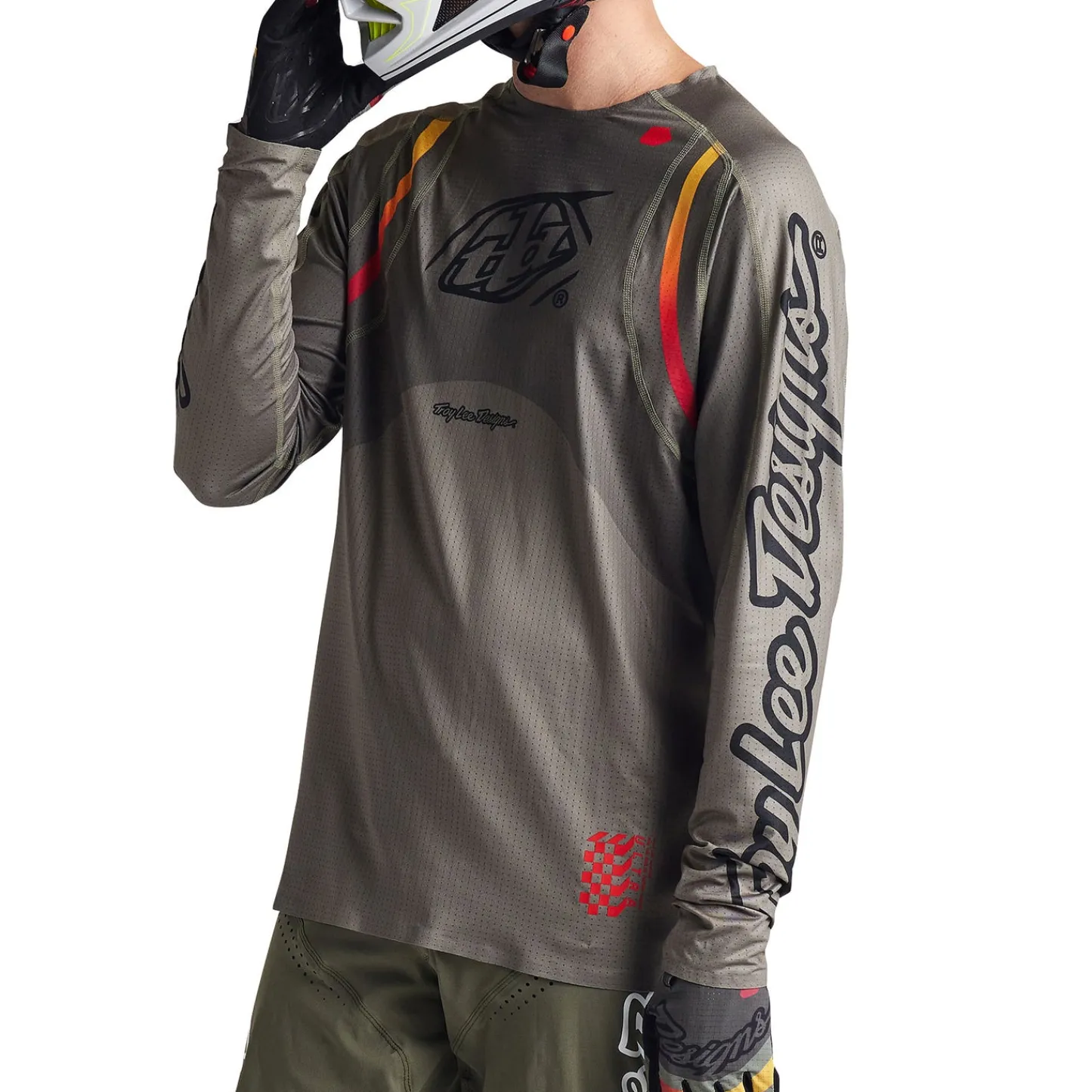 Troy Lee Designs Sprint Ultra|Bmx^Sprint Ultra Jersey Pinned Olive