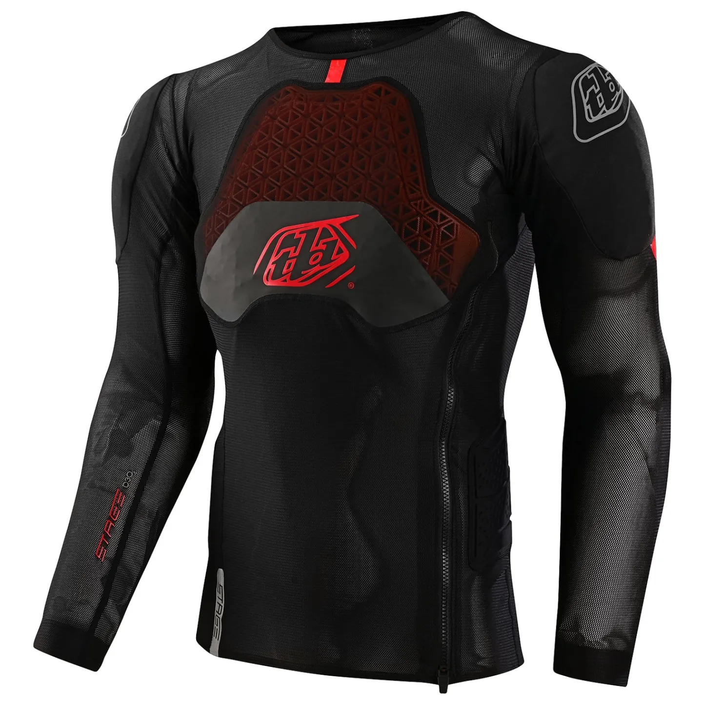 Troy Lee Designs Upper Body|Upper Body^Stage Ghost D3O Long Sleeve Baselayer Solid Black
