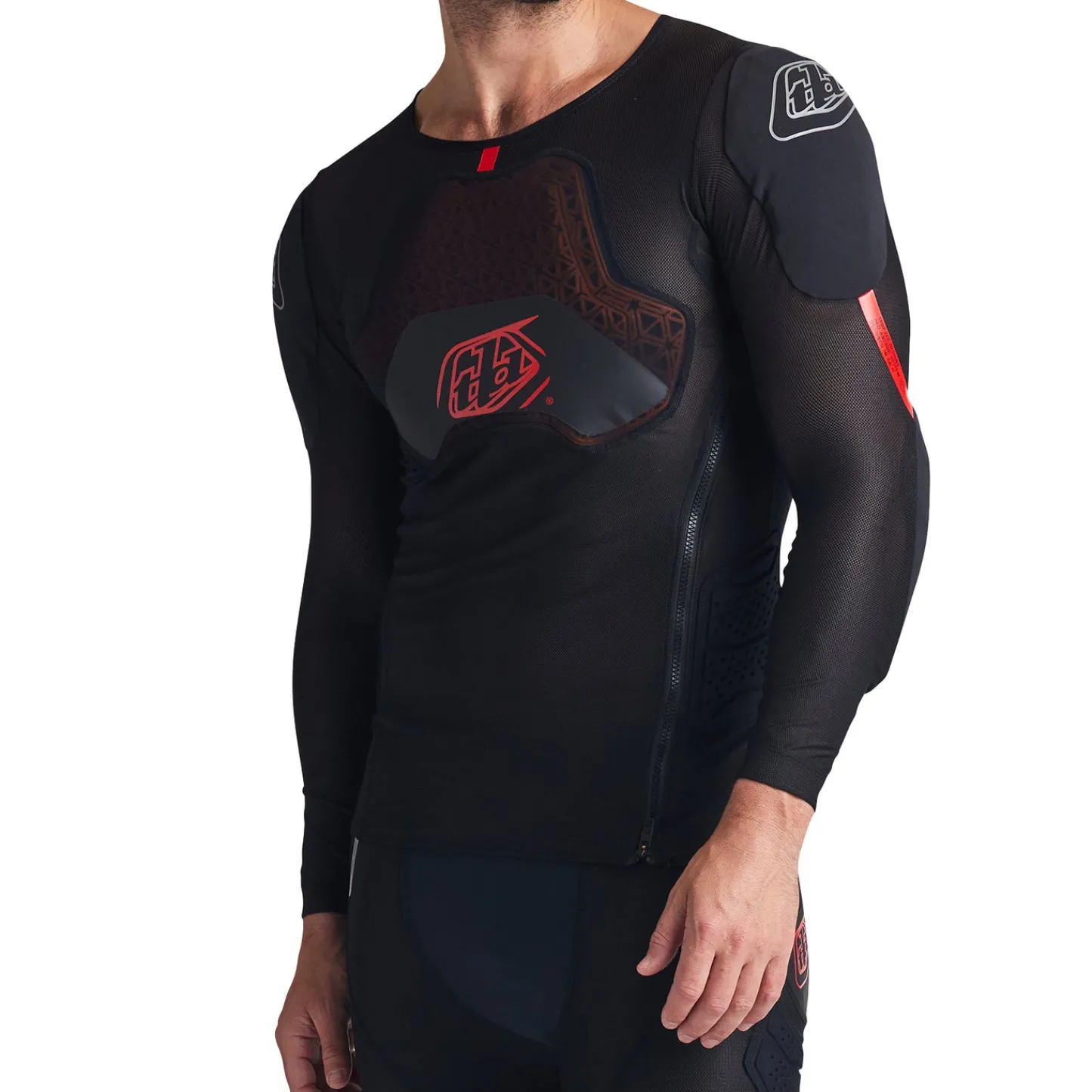 Troy Lee Designs Upper Body|Upper Body^Stage Ghost D3O Long Sleeve Baselayer Solid Black