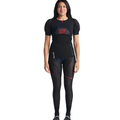 Troy Lee Designs Upper Body|Upper Body^Stage Ghost D3O Short Sleeve Baselayer Solid Black