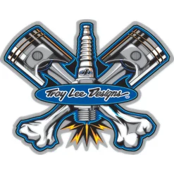 Troy Lee Designs Stickers|Stickers^Sticker 2" Pistonbone Blue