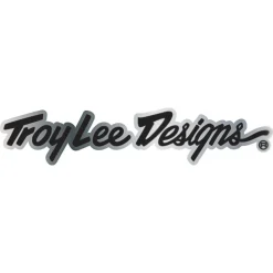 Troy Lee Designs Stickers|Stickers^Sticker 10" Signature Aluminum Silver / Black