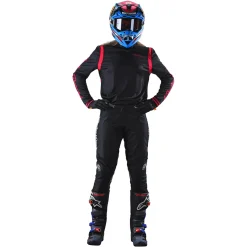 Women Troy Lee Designs Jerseys^Womens GP Jersey Mono Black / Flo Red