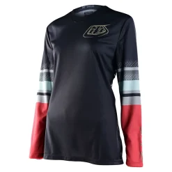Women Troy Lee Designs Jerseys^Womens GP Jersey Warped Charcoal