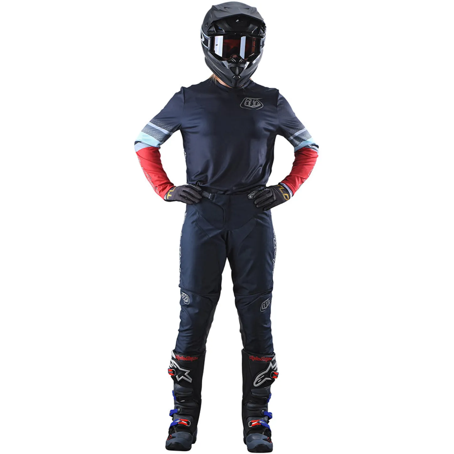 Women Troy Lee Designs Jerseys^Womens GP Jersey Warped Charcoal