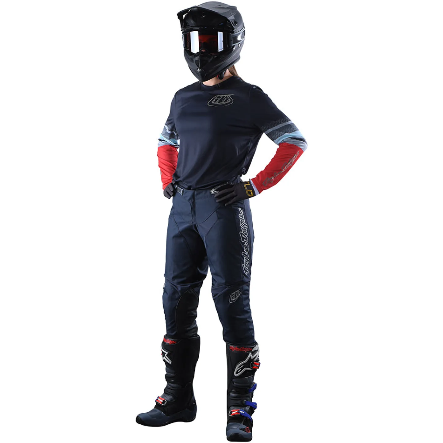 Women Troy Lee Designs Jerseys^Womens GP Jersey Warped Charcoal