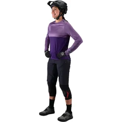 Women Troy Lee Designs Jerseys|Lilium - Wmns^Womens Lilium LS Jersey Block Orchid / Purple