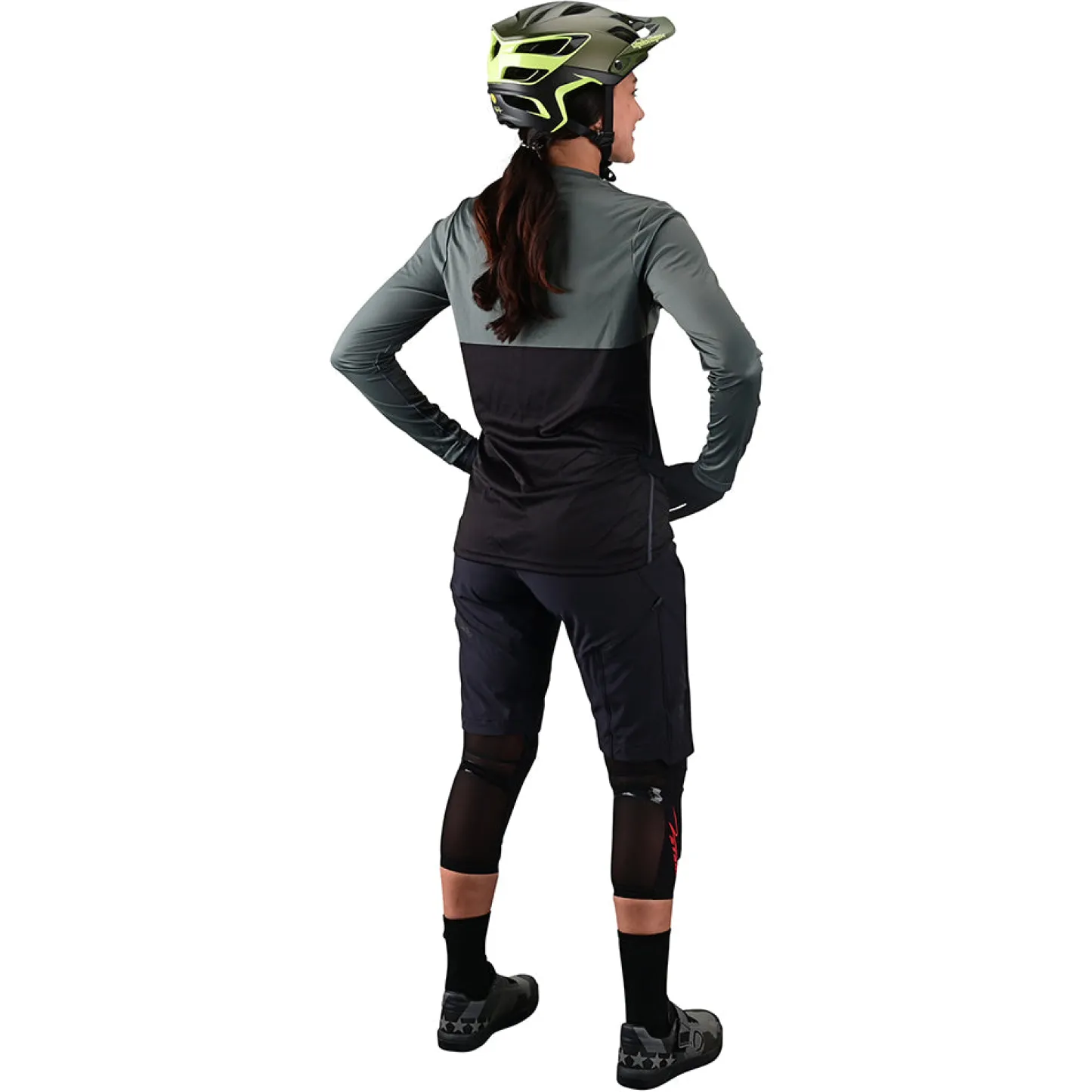 Women Troy Lee Designs Lilium - Wmns|Jerseys^Womens Lilium LS Jersey Block Green / Black