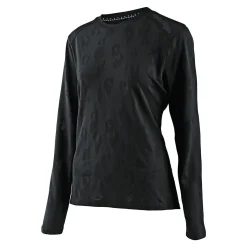 Women Troy Lee Designs Lilium - Wmns|Enduro^Womens Lilium LS Jersey Jacquard Black