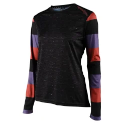 Women Troy Lee Designs Jerseys|Lilium - Wmns^Womens Lilium LS Jersey Rugby Black