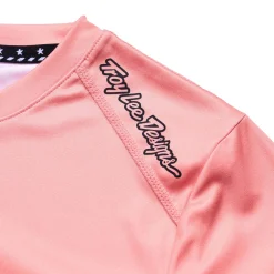 Women Troy Lee Designs Jerseys|Lilium - Wmns^Womens Lilium Short Sleeve Jersey Mono Terra Cotta