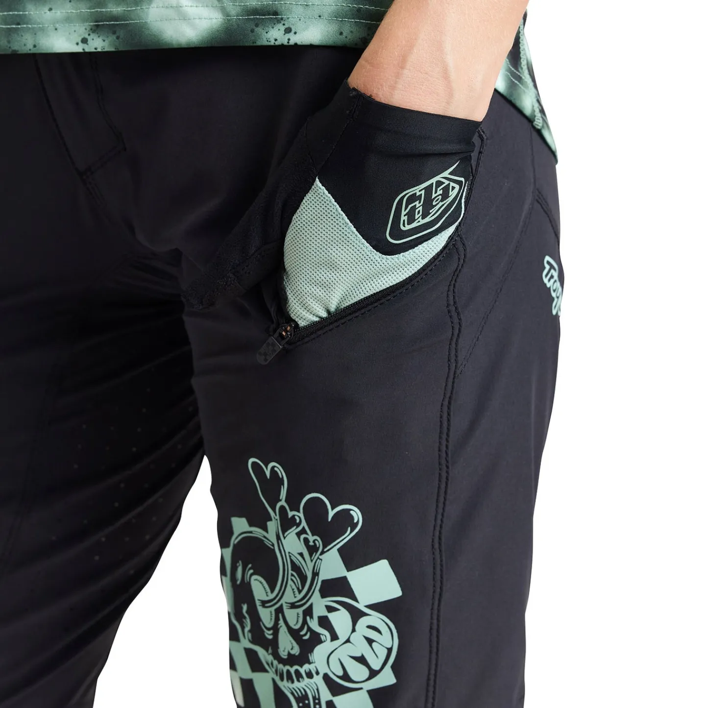 Women Troy Lee Designs Shorts & Pants|Lilium - Wmns^Womens Lilium Short W/Liner Micayla Gatto Watercolor Black