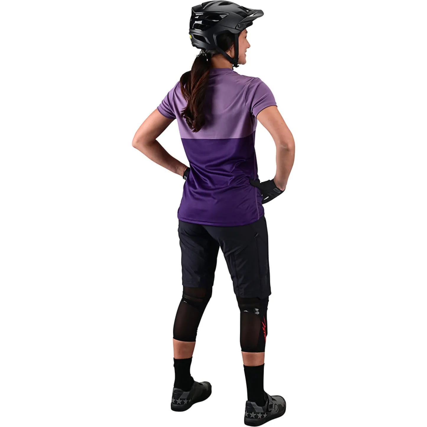 Women Troy Lee Designs Jerseys|Lilium - Wmns^Womens Lilium SS Jersey Block Orchid / Purple
