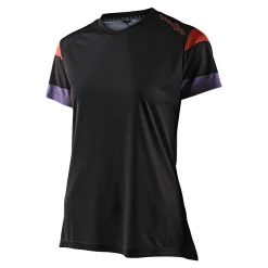 Women Troy Lee Designs Jerseys|Lilium - Wmns^Womens Lilium SS Jersey Rugby Black
