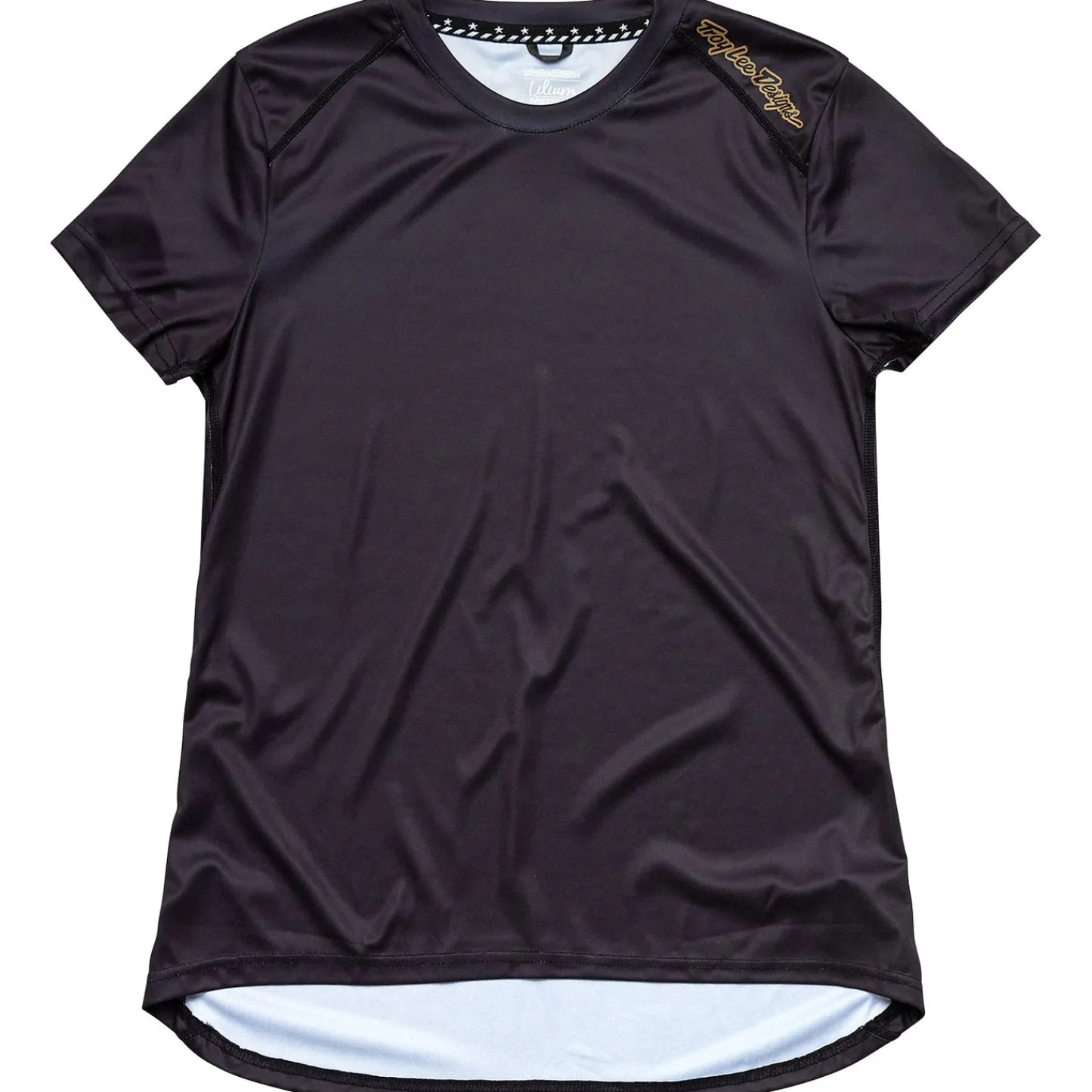 Women Troy Lee Designs Jerseys|Lilium - Wmns^Womens Lilium SS Jersey Solid Black