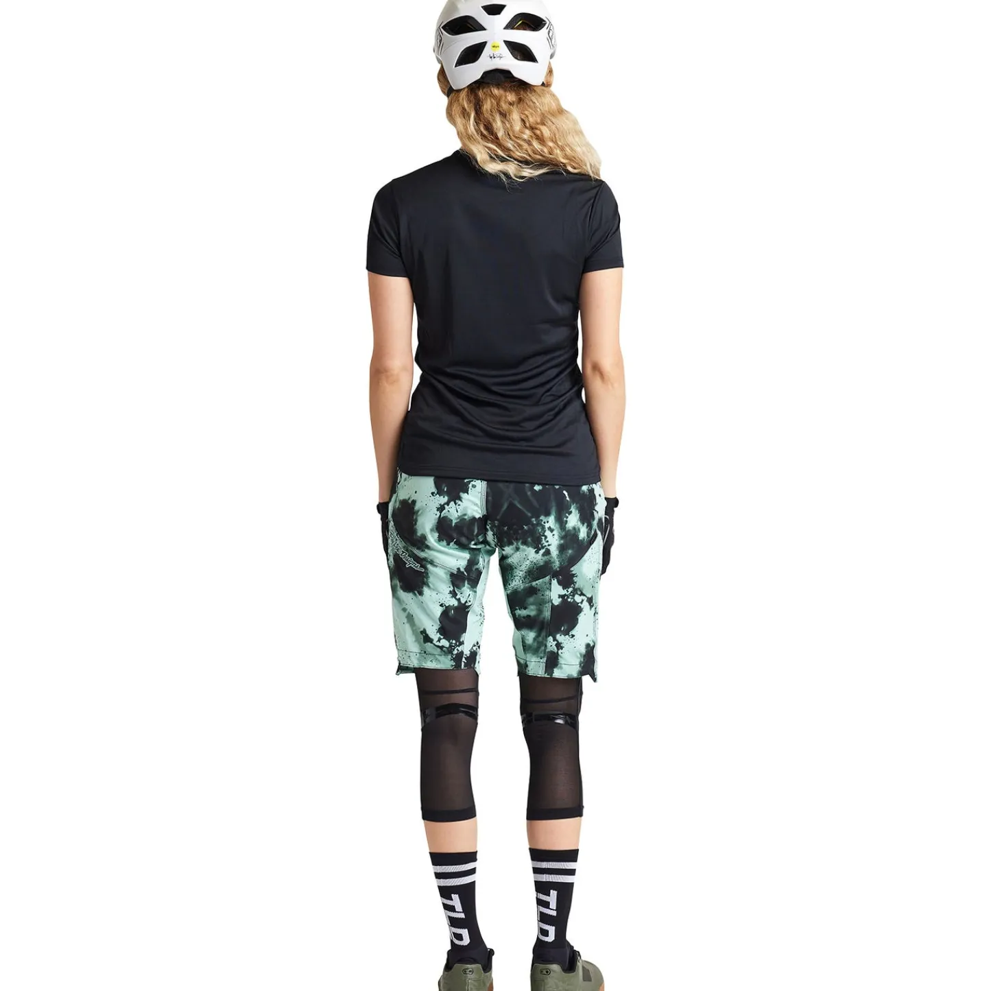 Women Troy Lee Designs Jerseys|Lilium - Wmns^Womens Lilium SS Jersey Solid Black