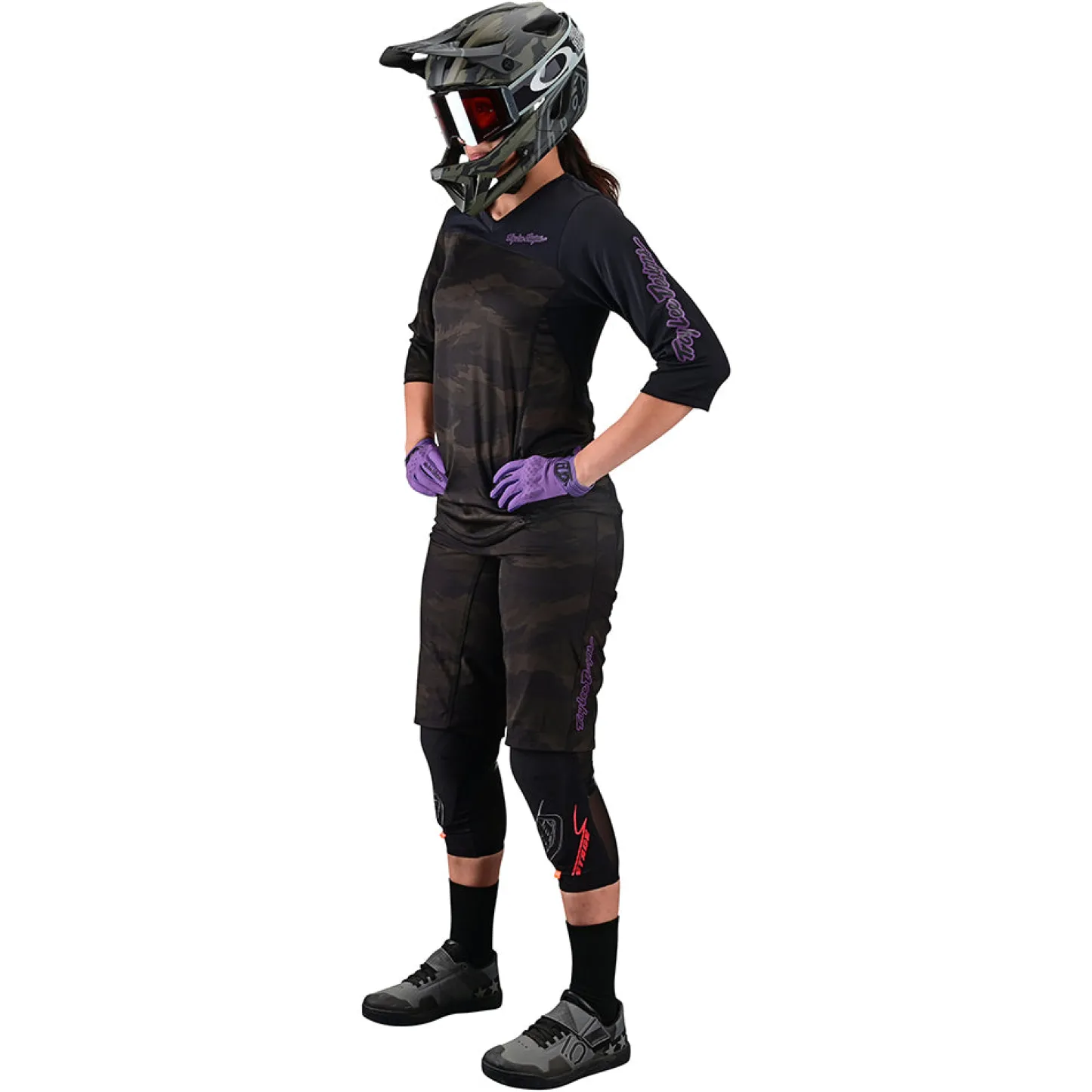 Women Troy Lee Designs Jerseys|Mischief - Wmns^Womens Mischief Jersey Brushed Camo Army