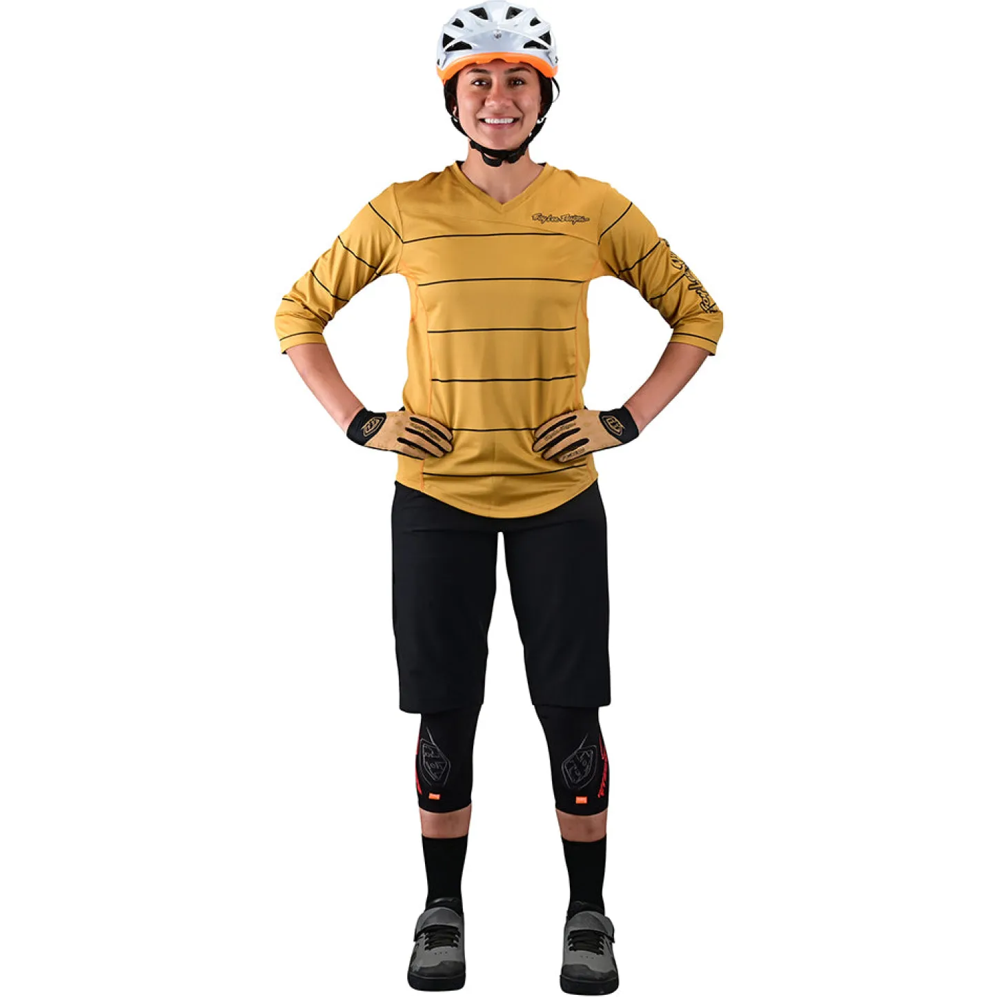 Women Troy Lee Designs Jerseys|Mischief - Wmns^Womens Mischief Jersey Pinstripe Honey
