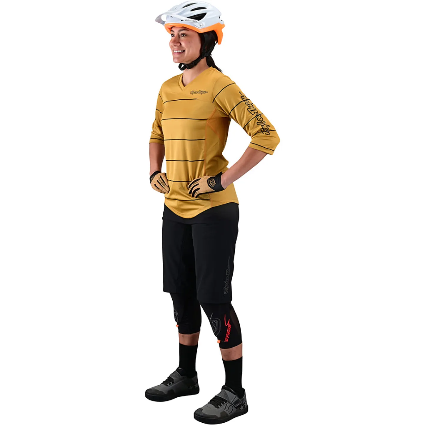 Women Troy Lee Designs Jerseys|Mischief - Wmns^Womens Mischief Jersey Pinstripe Honey