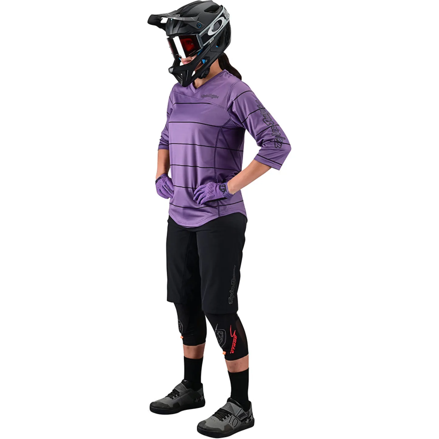 Women Troy Lee Designs Jerseys|Mischief - Wmns^Womens Mischief Jersey Pinstripe Orchid