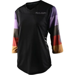 Women Troy Lee Designs Jerseys|Enduro^Womens Mischief Jersey Rugby Black