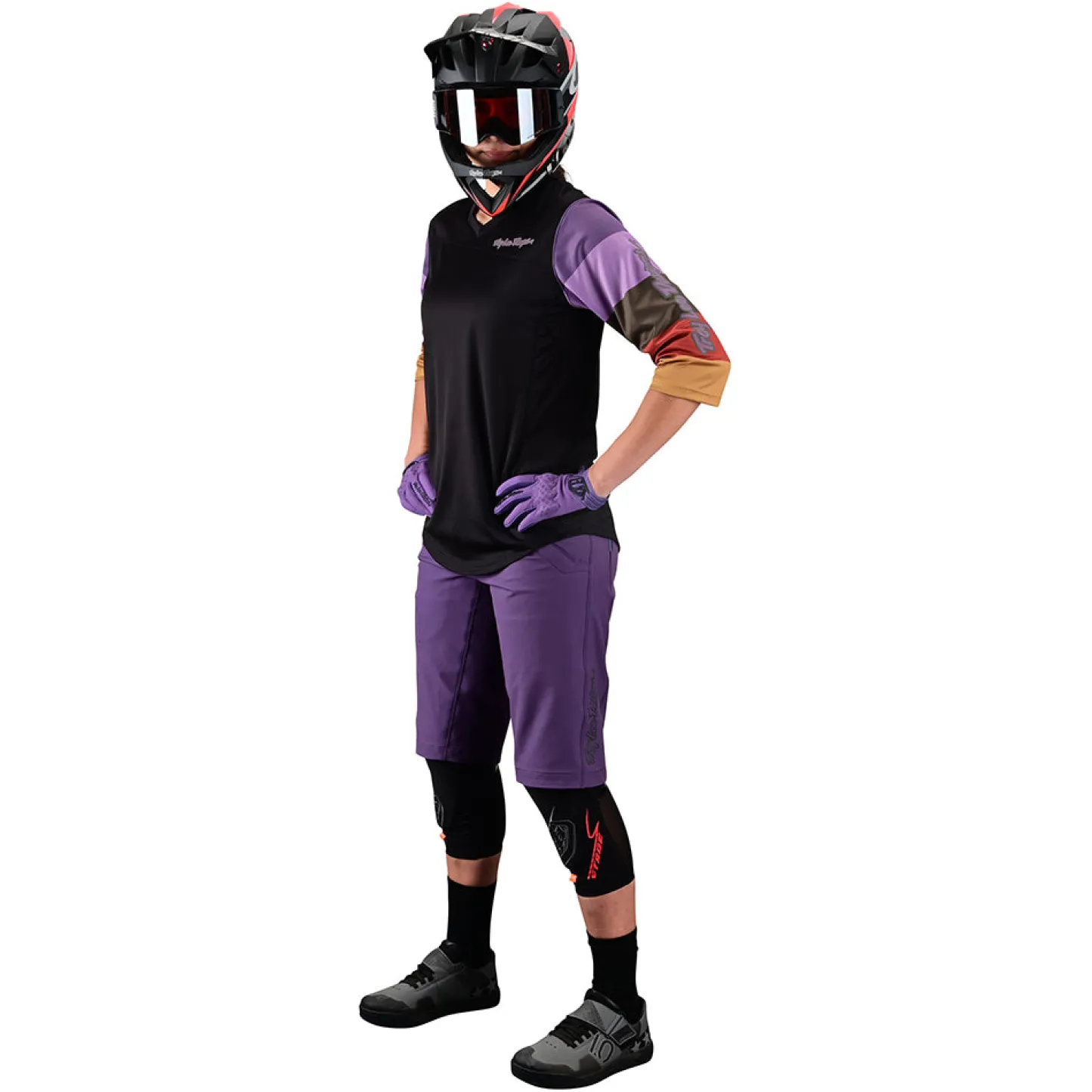 Women Troy Lee Designs Shorts & Pants|Mischief - Wmns^Womens Mischief Short No Liner Solid Orchid