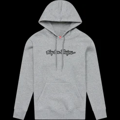 Women Troy Lee Designs Women's Outerwear^Womens Pullover Signature Gray Heather
