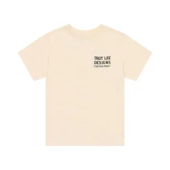 Women Troy Lee Designs Women's Tees^Womens Short Sleeve Tee Paint Shop Vintage White