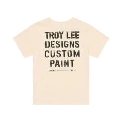 Women Troy Lee Designs Women's Tees^Womens Short Sleeve Tee Paint Shop Vintage White
